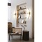 Z-Lite Zane Vanity, 2-Light, 18 In.W x 2.5 In.L x 5 In.H, Modern Gold/Frosted 1008-18W-MGLD-LED - alternate 6